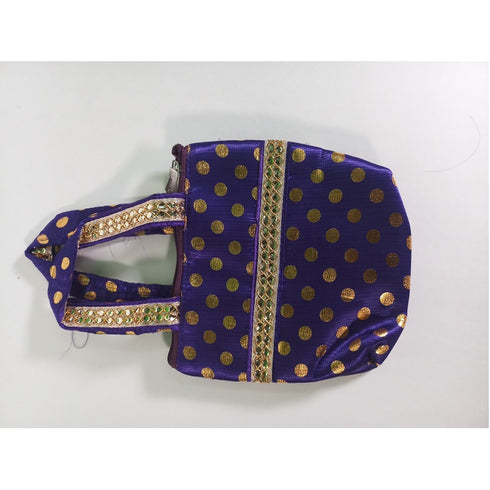 Violet Color Hand Purse  - Pack Of 10 - 1200gms